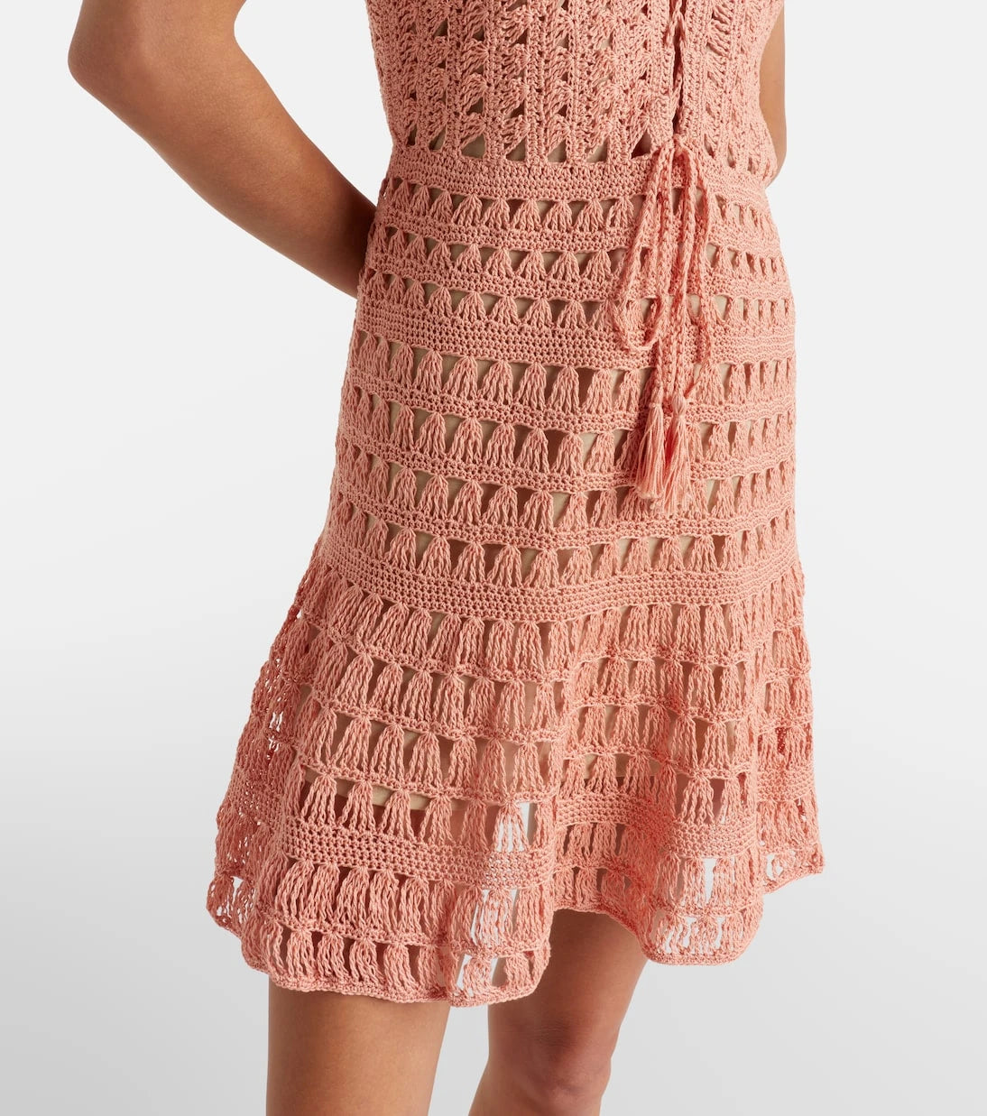 Anna Kosturova - Jennifer crochet cotton minidress