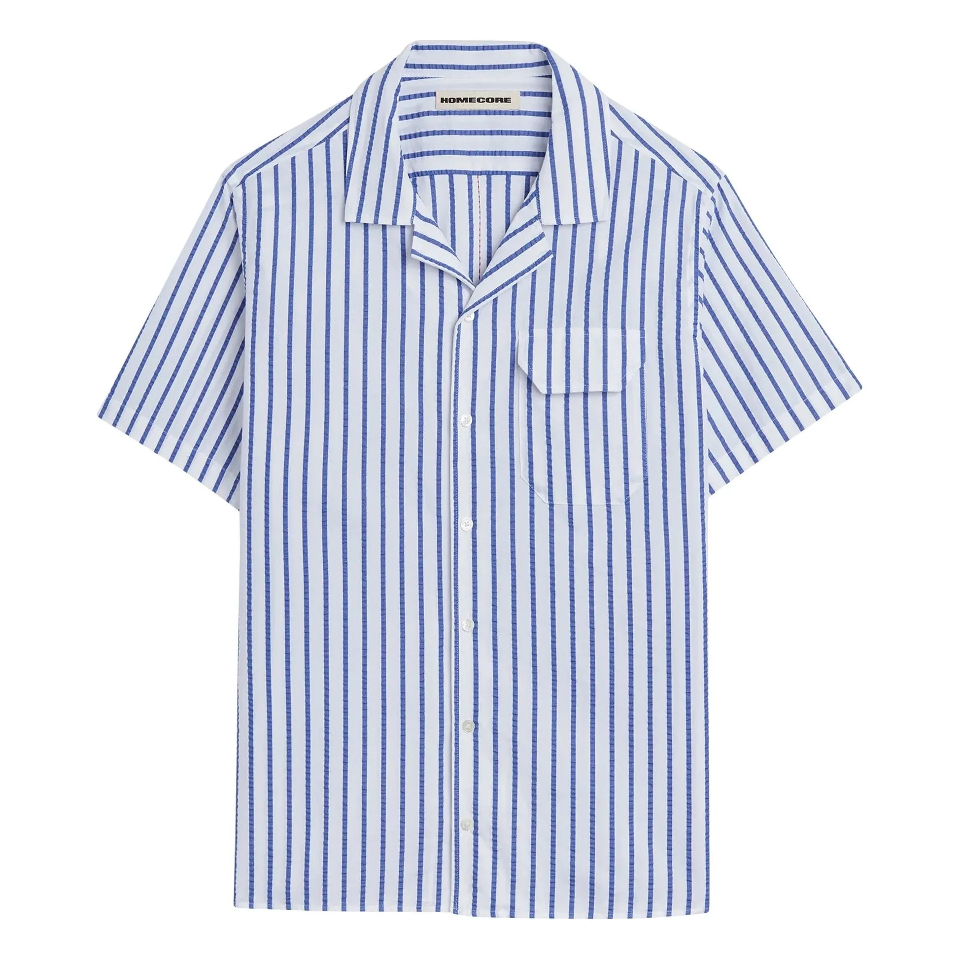 Homecore - Guarda Mar Short Sleeve Shirt | Blue