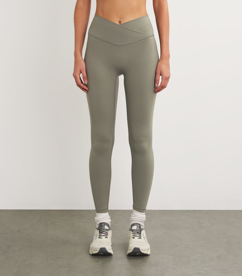 Adanola Green Ultimate Wrap Over Leggings