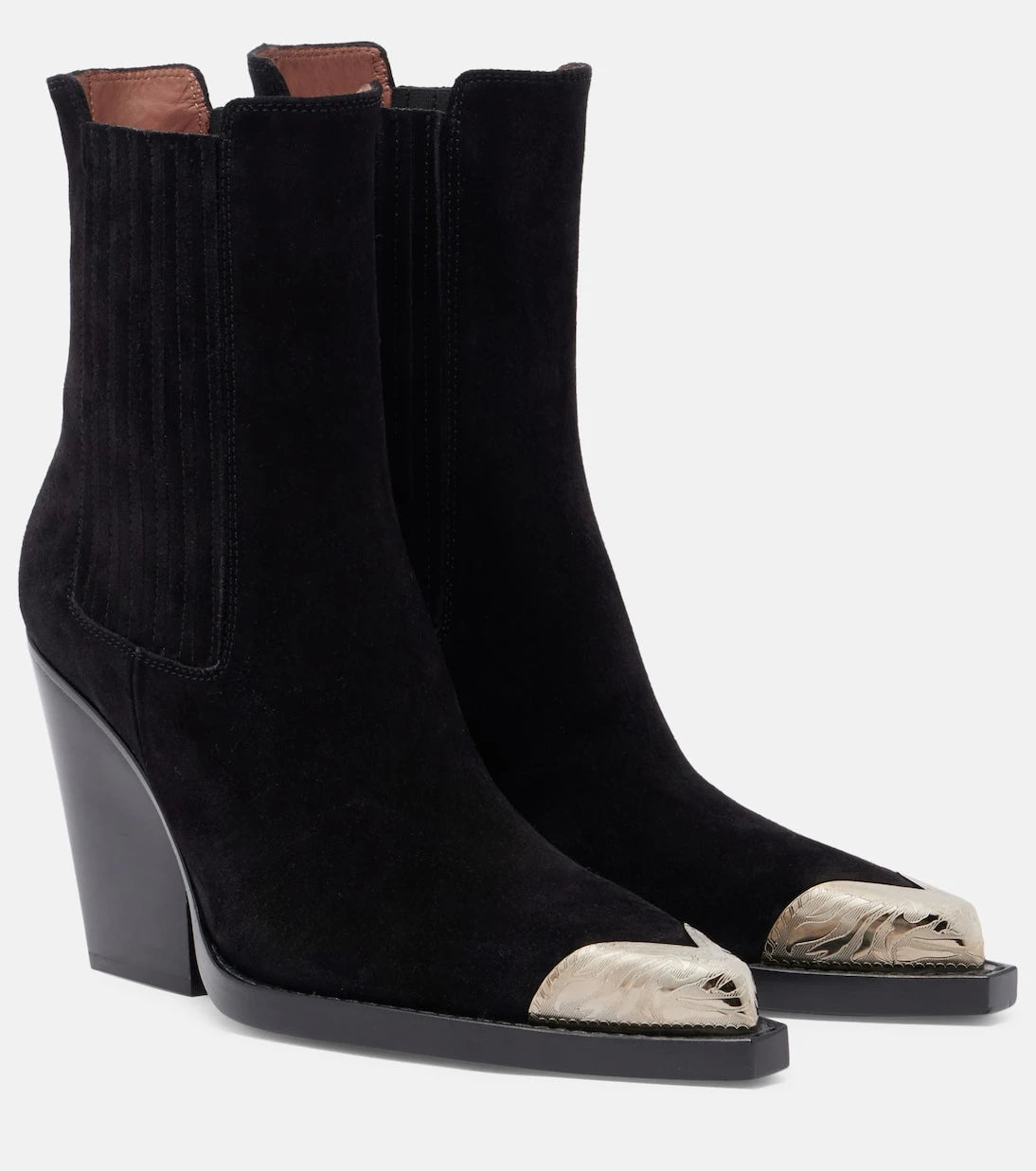 Paris Texas - Dallas embellished suede ankle boots