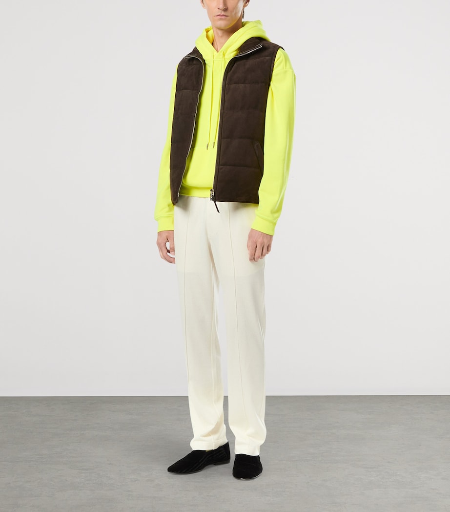 Brown Lamb Leather Gilet