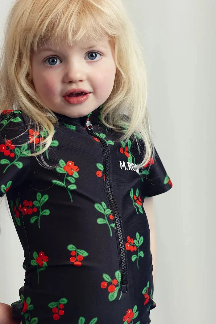 Mini Rodini Lingonberries Çocuk Tek Parça Mayo
