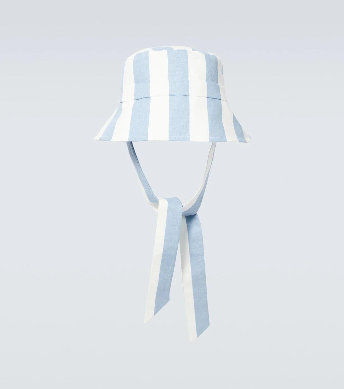 King & Tuckfield - Striped cotton canvas bucket hat