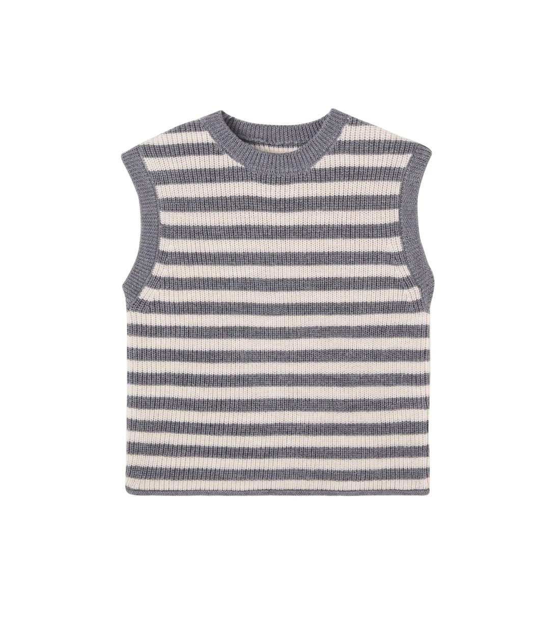 Wheat - Ruby striped wool sweater vest