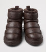 Jimmy Choo Brown Xan Calfskin-Shearling Snow Boots