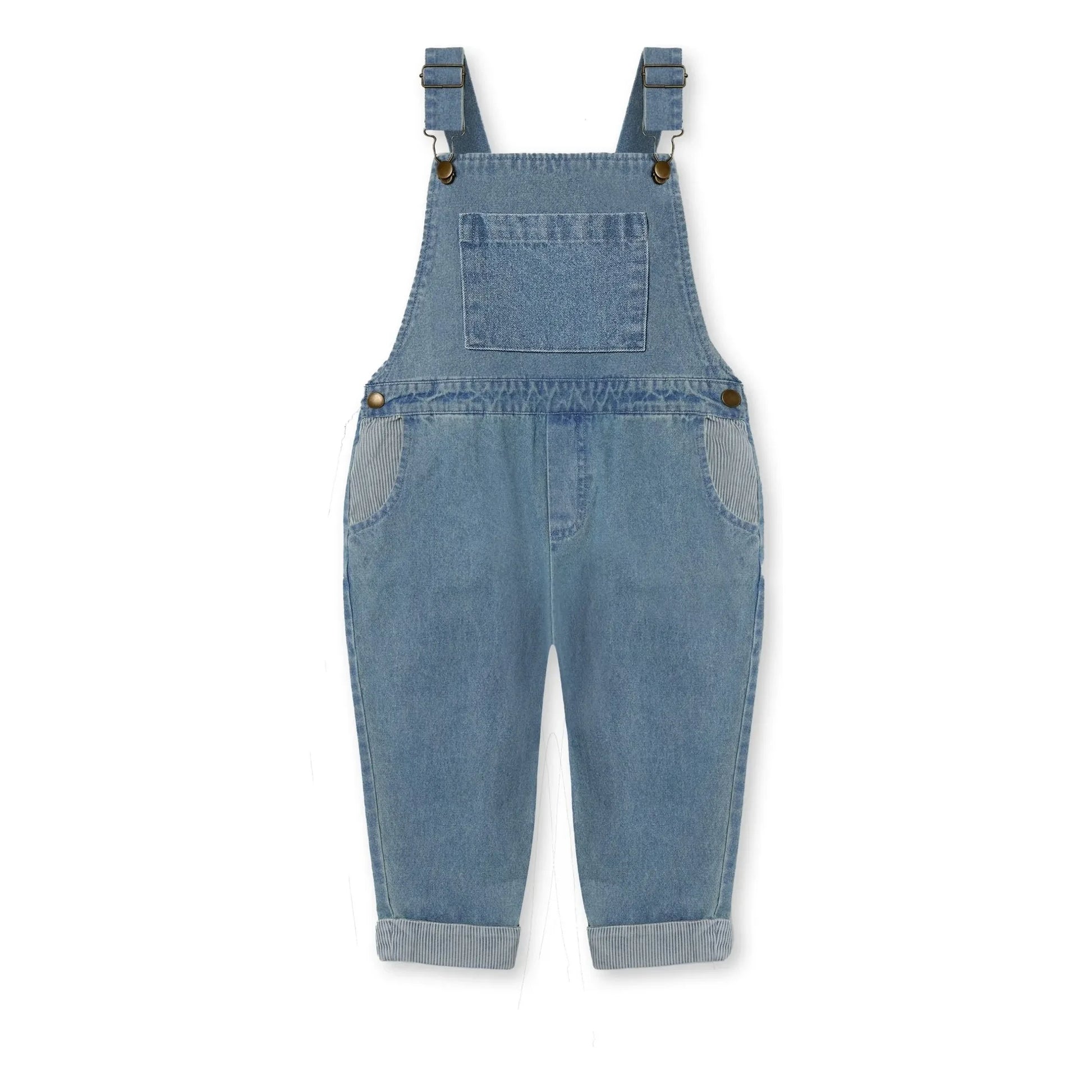 Fliink - Don Denim Dungarees | Light Blue