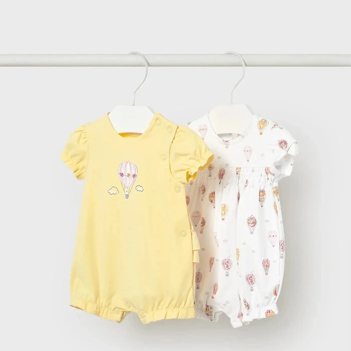 Бебешки къс гащеризон Mayoral Newborn (2 броя)