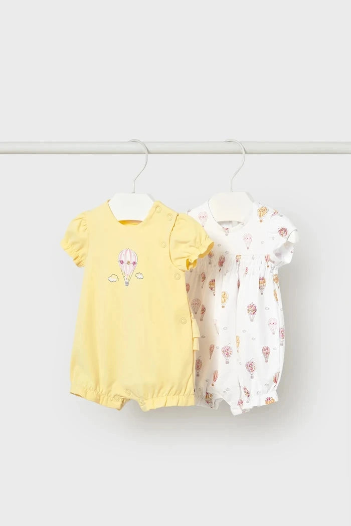 Бебешки къс гащеризон Mayoral Newborn (2 броя)