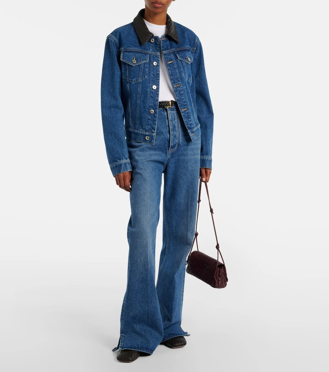 Bottega Veneta - Intrecciato denim jacket