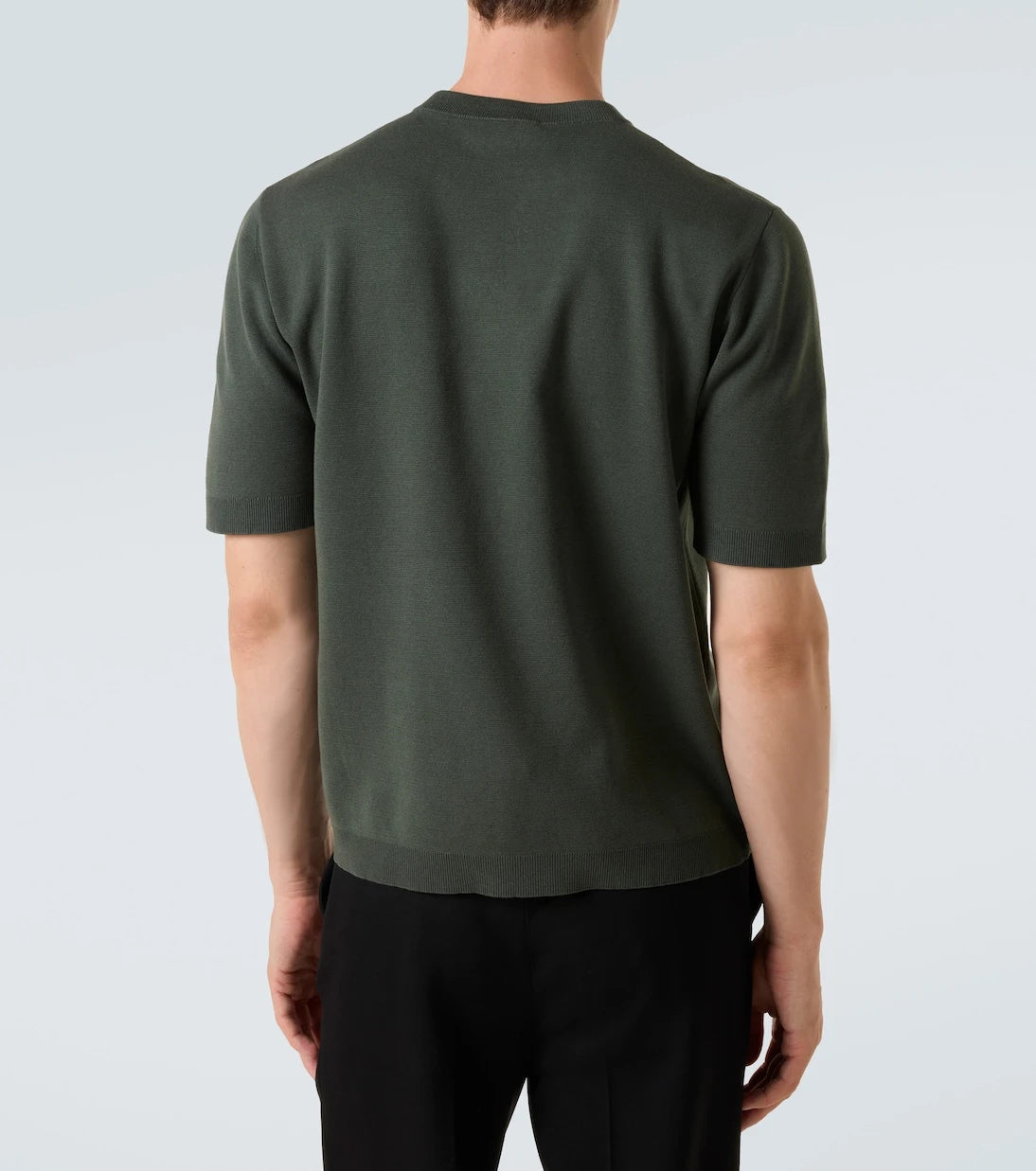 Gucci - Logo silk and cotton T-shirt
