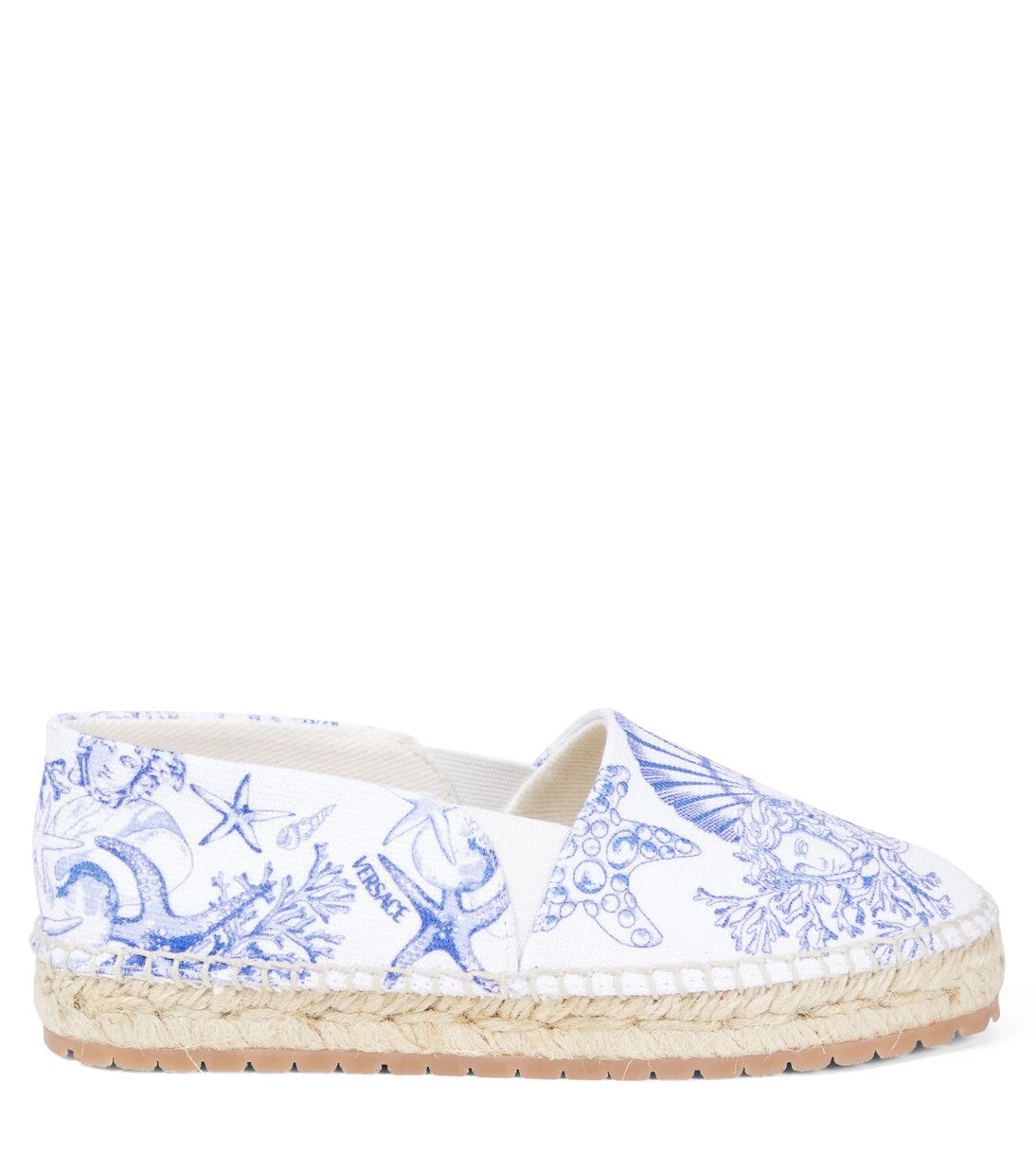 Versace Kids - Coral Theatre canvas espadrilles