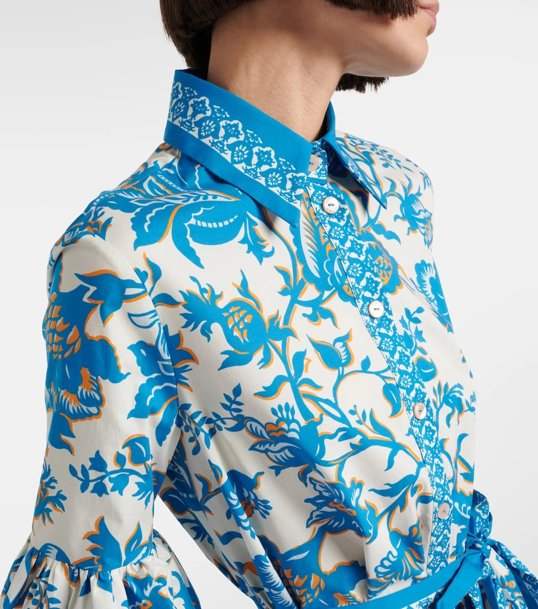 Etro - فستان قميص قصير مطبوع