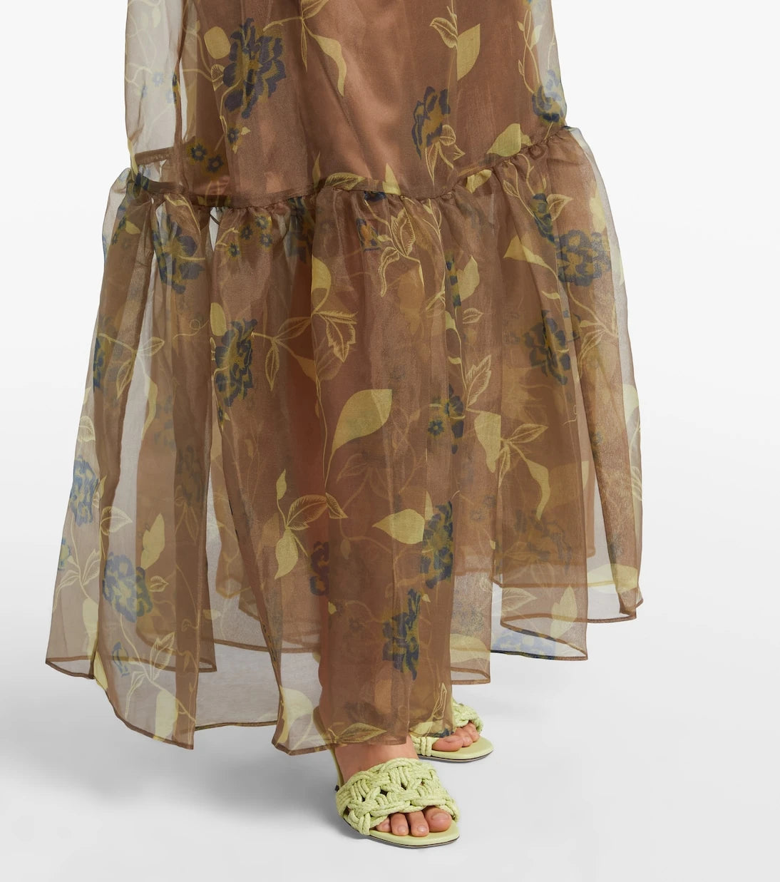 Staud - Calluna floral organza maxi dress