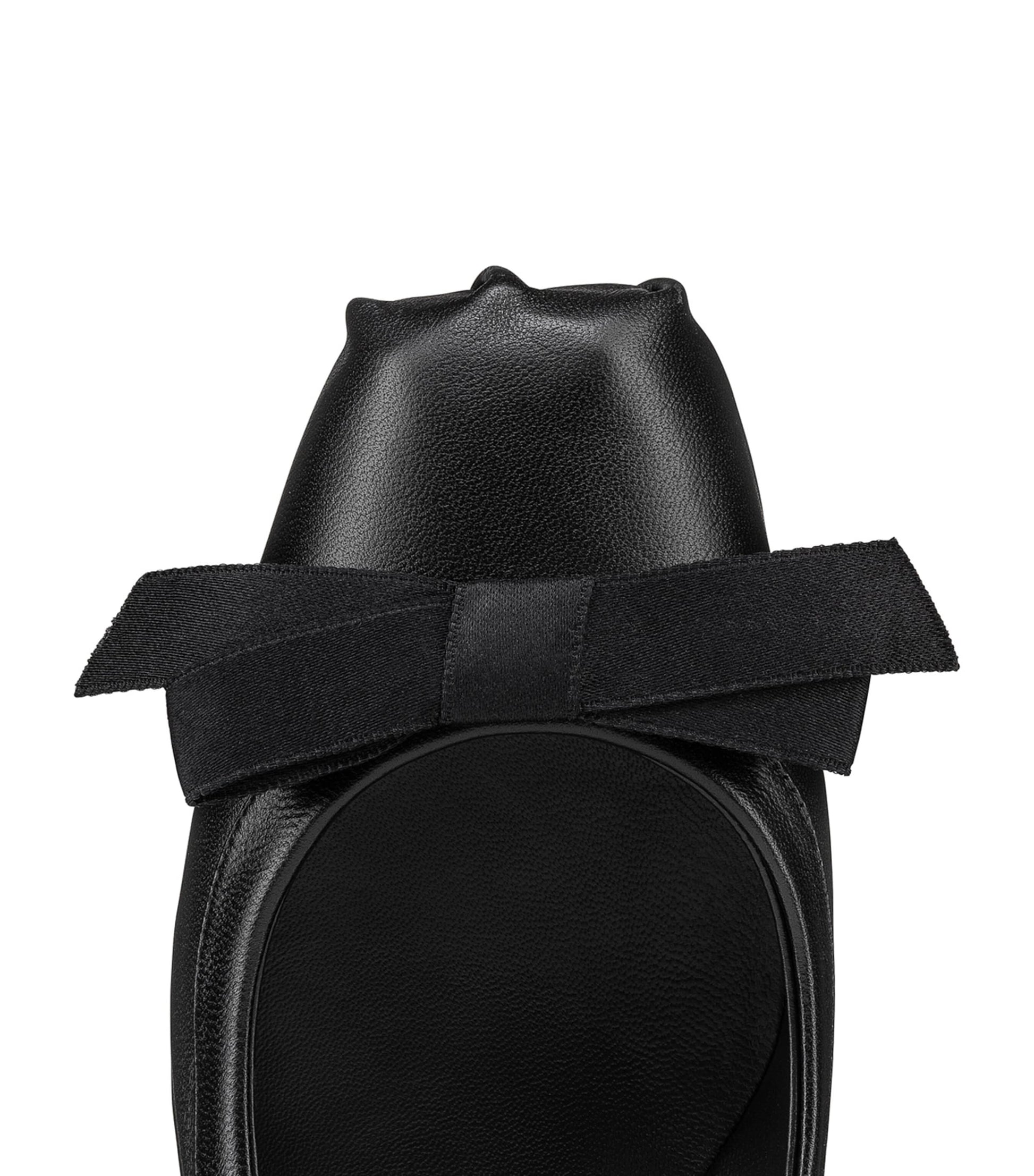 Christian Louboutin Black Mamaflirt Leather Slingbacks 30