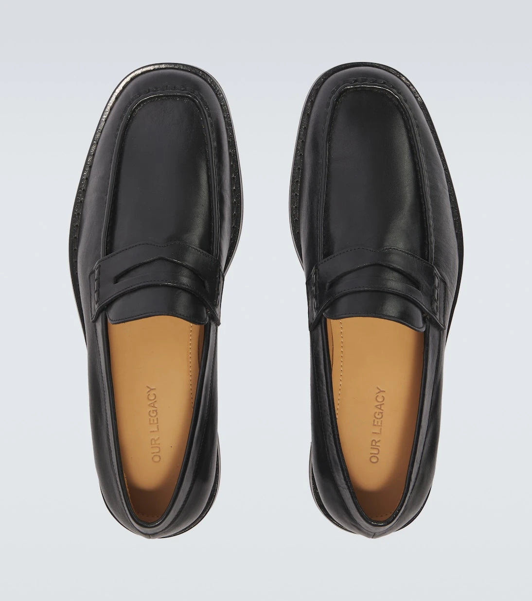 Our Legacy - Light leather penny loafers