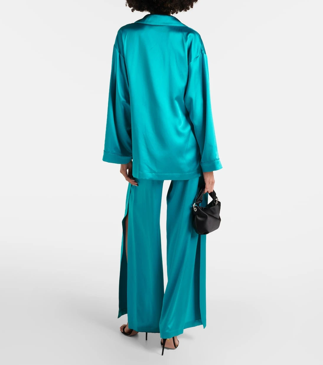 Max Mara - Elegante Vasaio silk pajama shirt