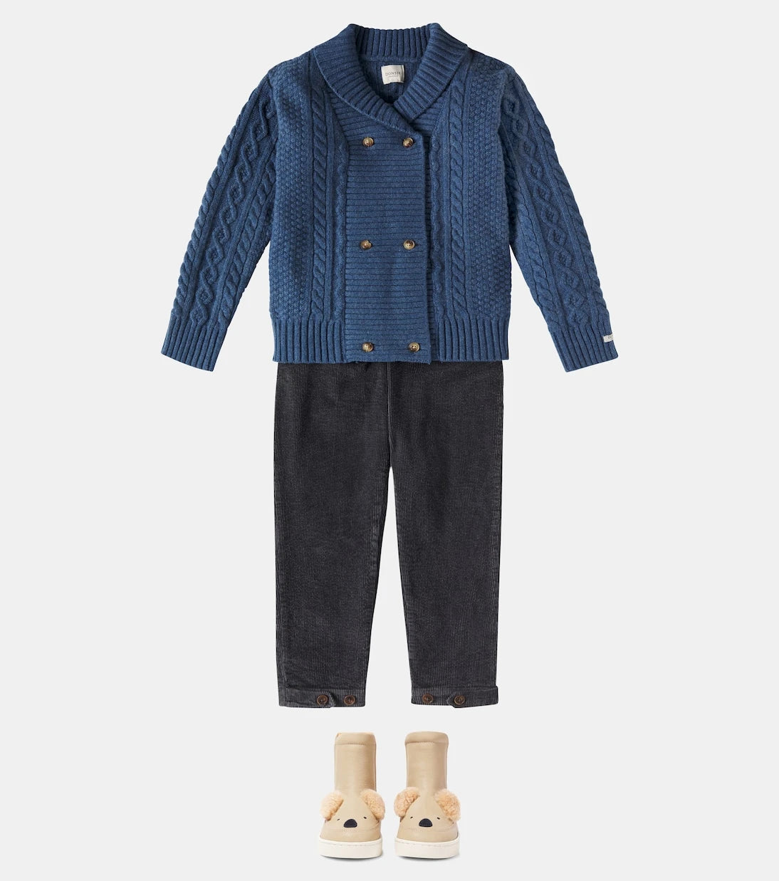 Donsje - Jesper Aran wool-blend cardigan