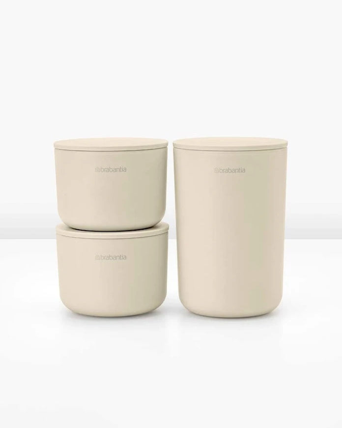 Brabantia Kapaklı Saklama Kapları Seti (3 Parça)