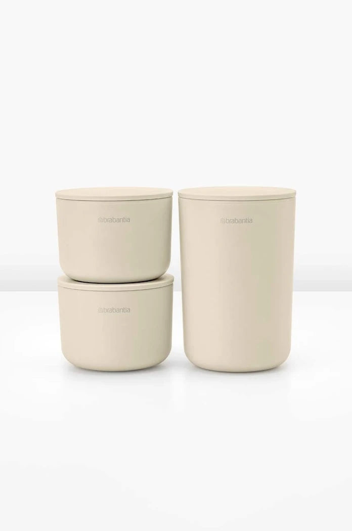Brabantia Kapaklı Saklama Kapları Seti (3 Parça)