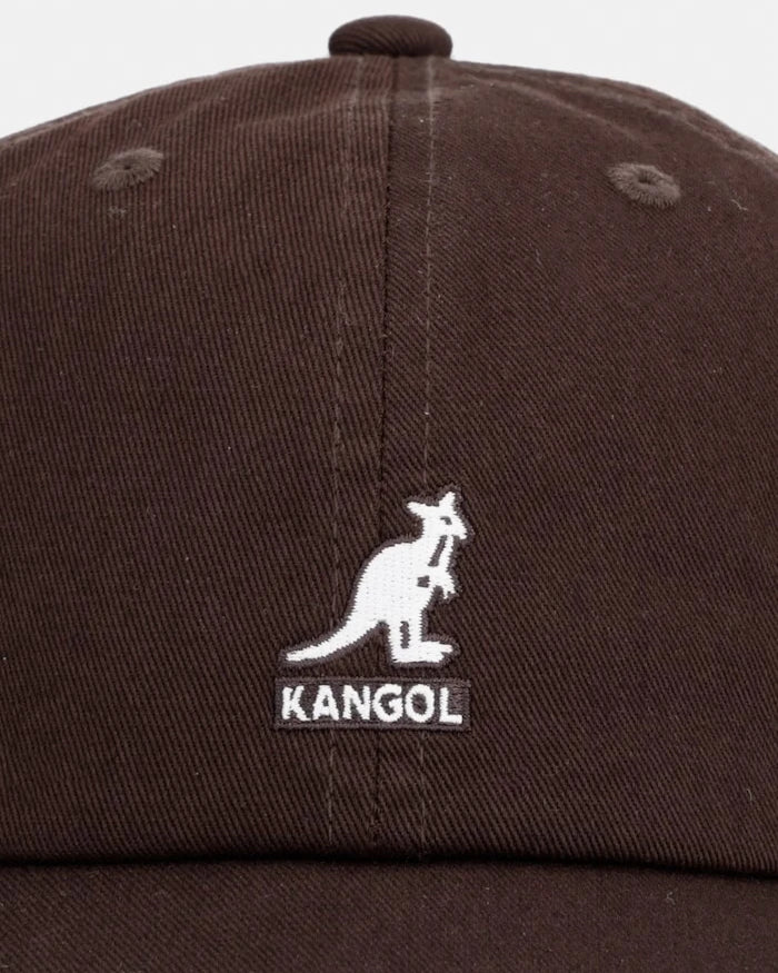Kangol шапка с козирка от памук WASHED BASEBALL