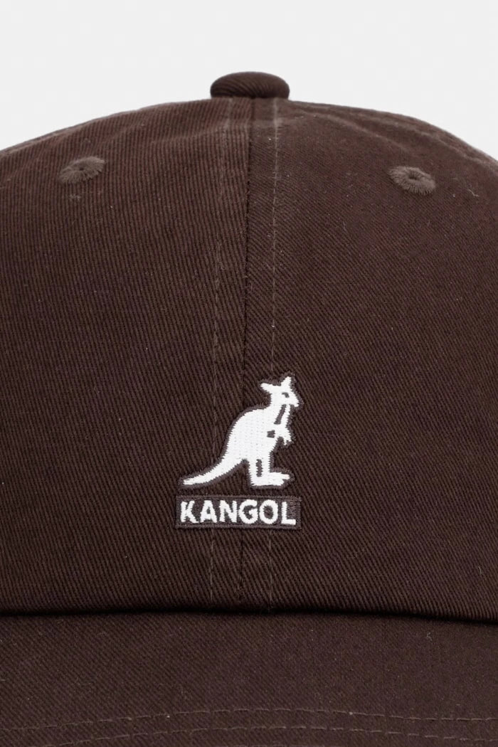 Kangol шапка с козирка от памук WASHED BASEBALL
