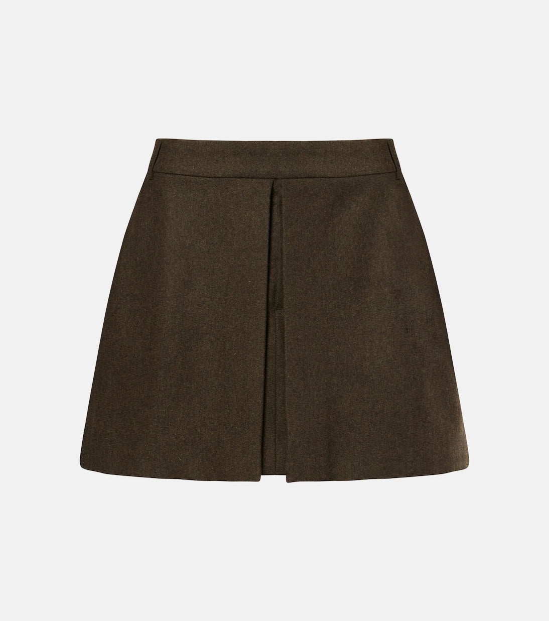 Ami Paris - Wool flannel miniskirt