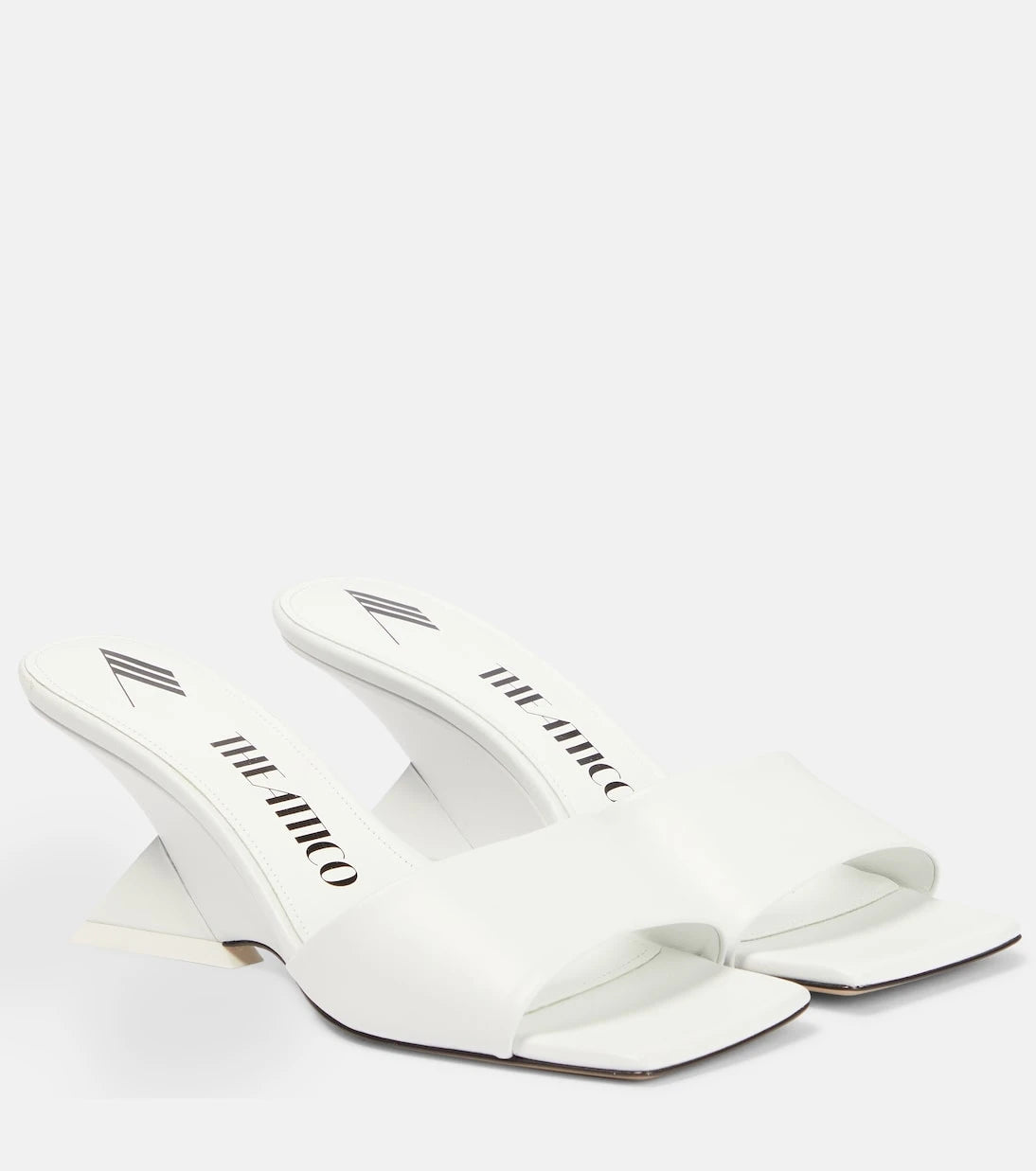 The Attico - Cheope leather mules