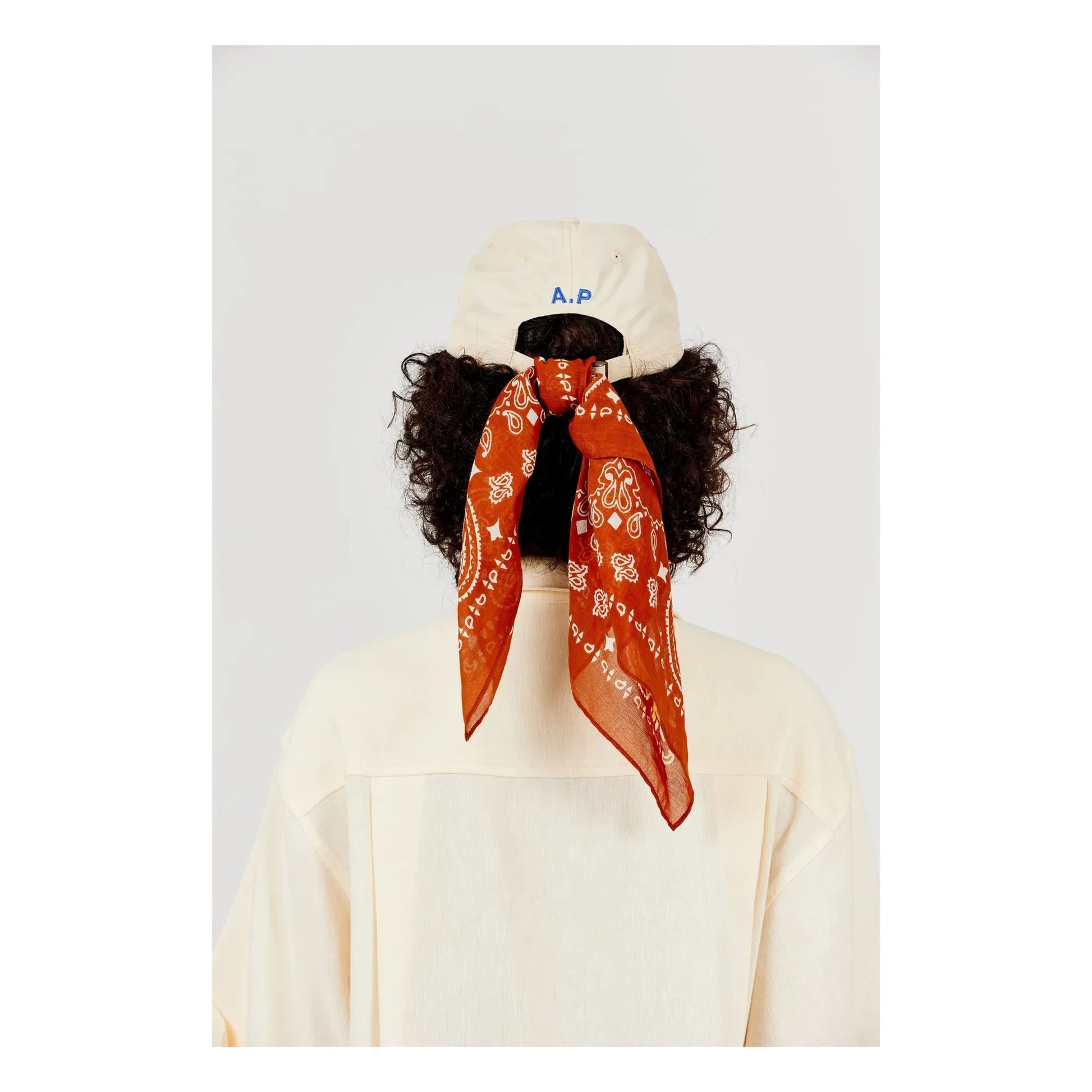 a.p - Cotton Veil Bandana | Brown