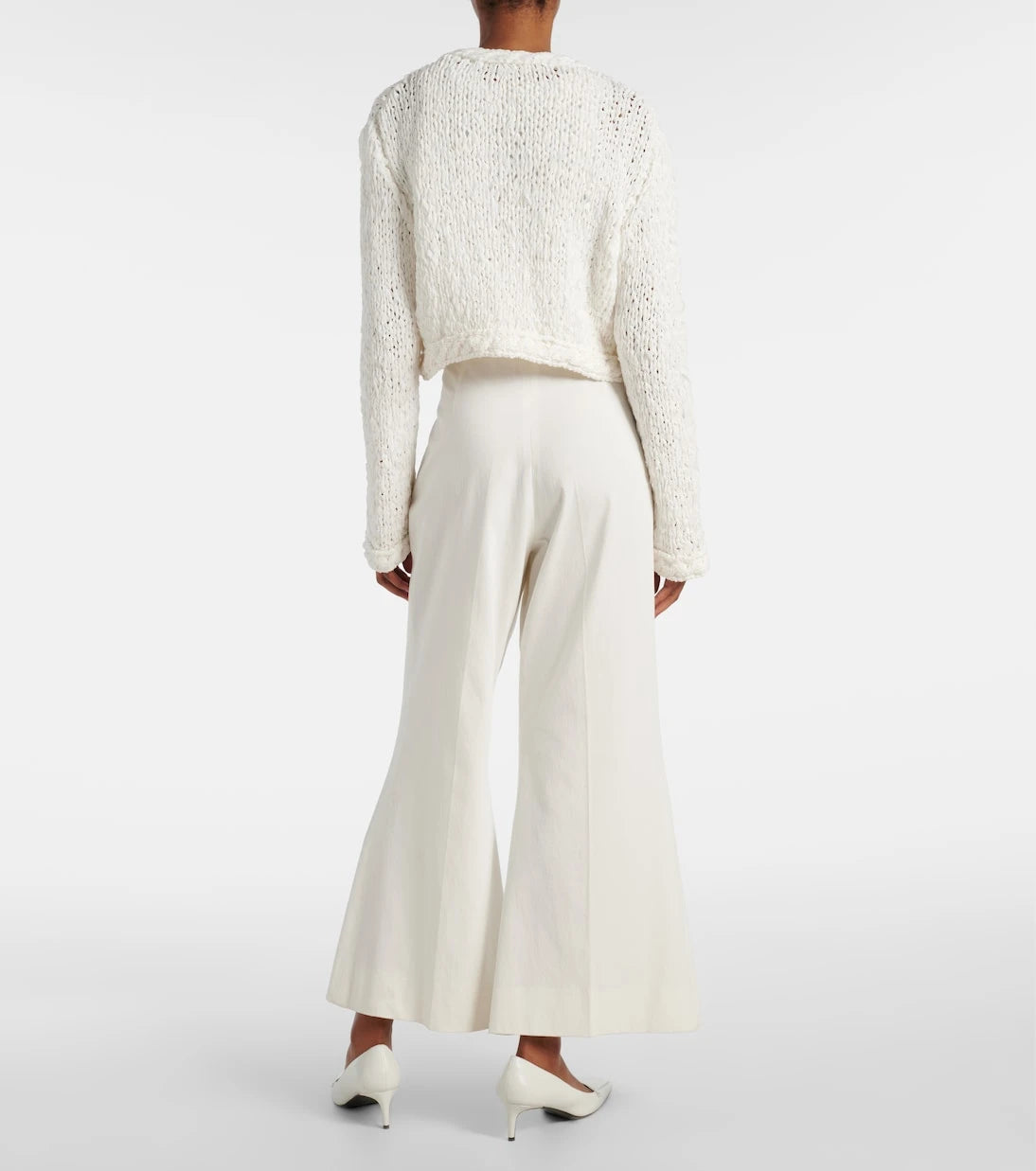 Khaite - Genevieve open-knit cardigan
