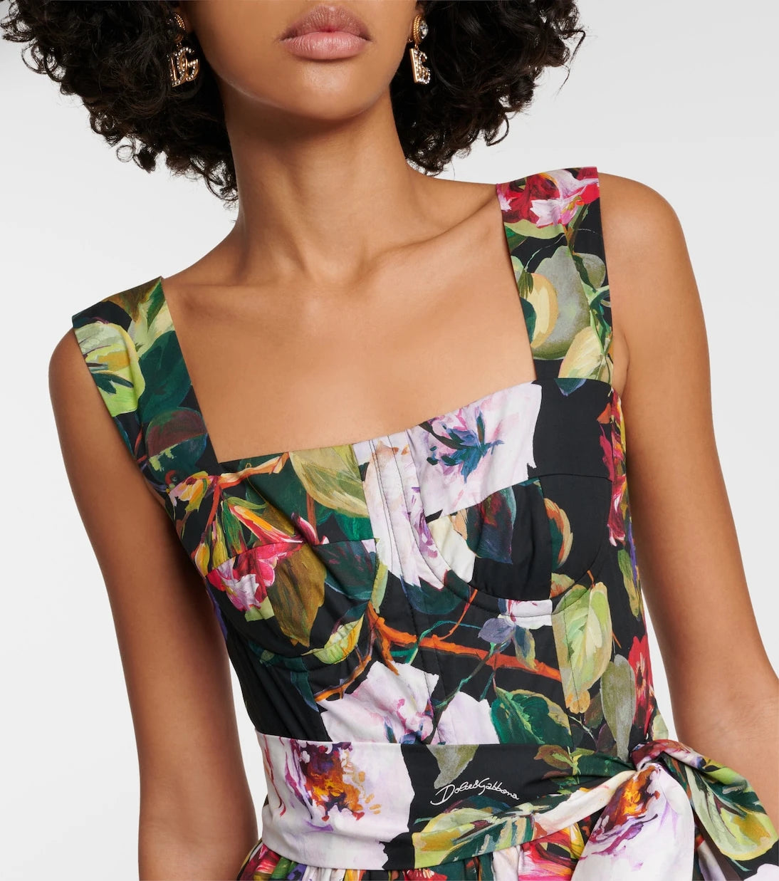 Dolce&Gabbana - Floral cotton gown