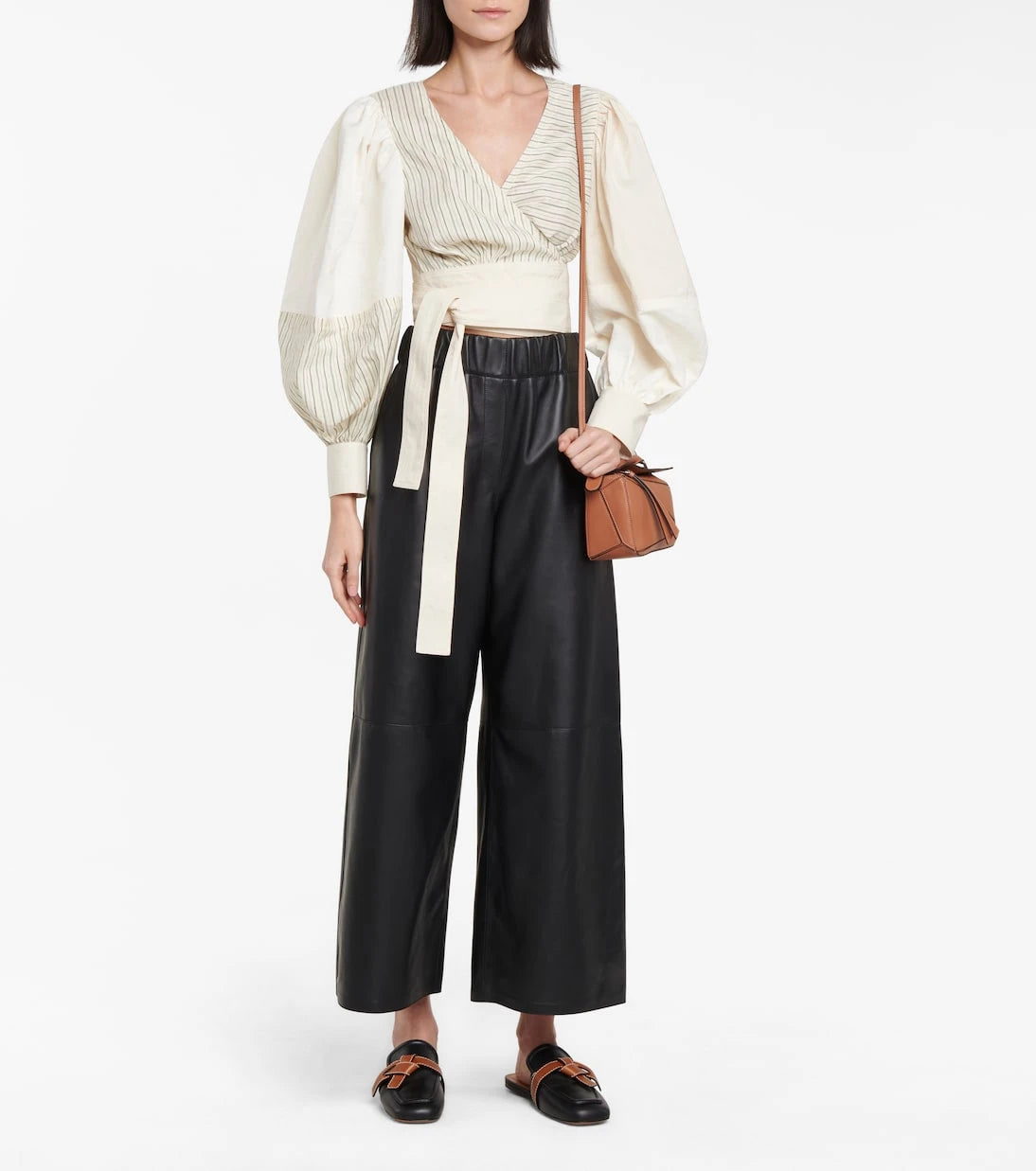 Loewe - Puff sleeve wrap top