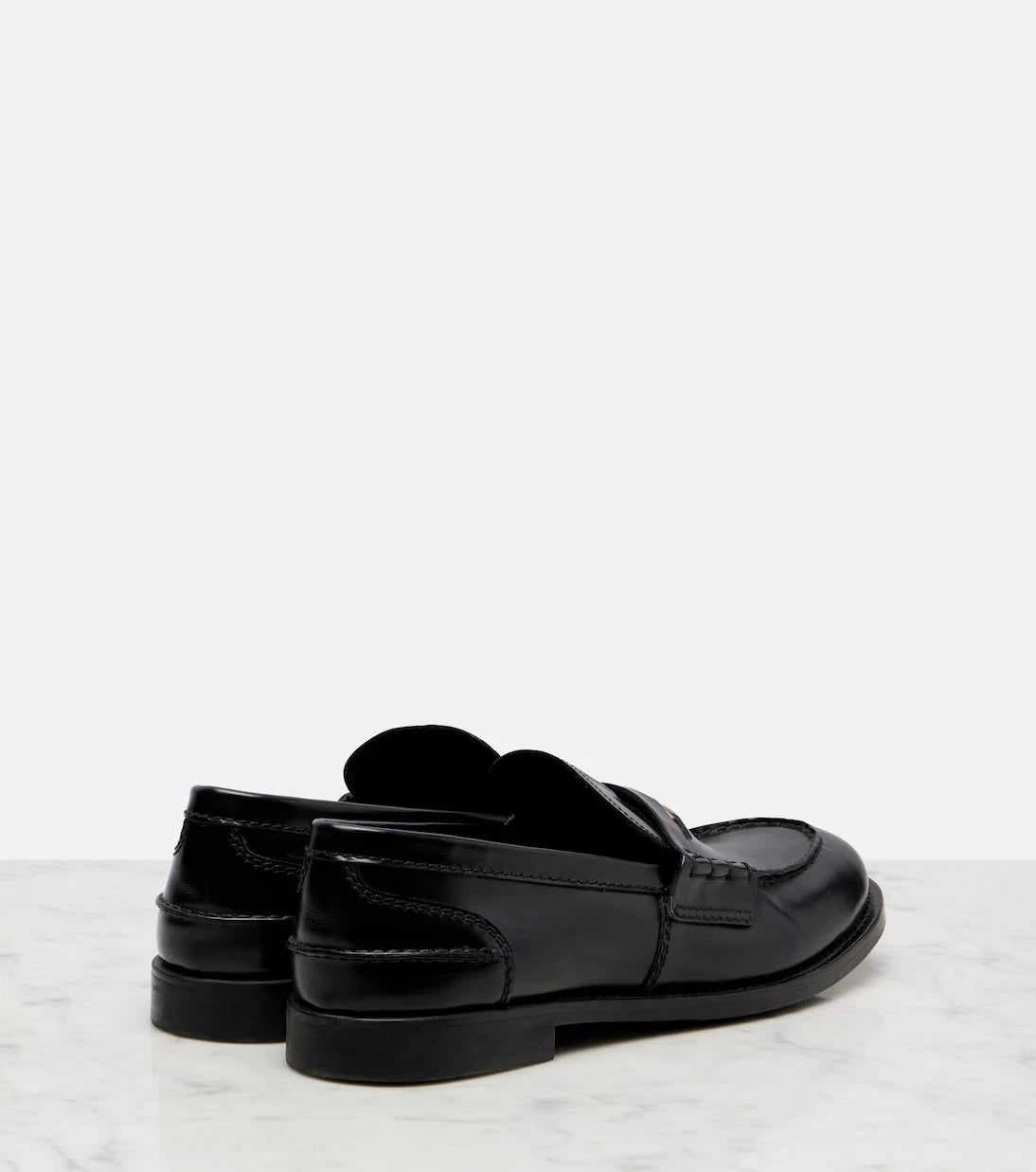 Miu Miu - Leather loafers