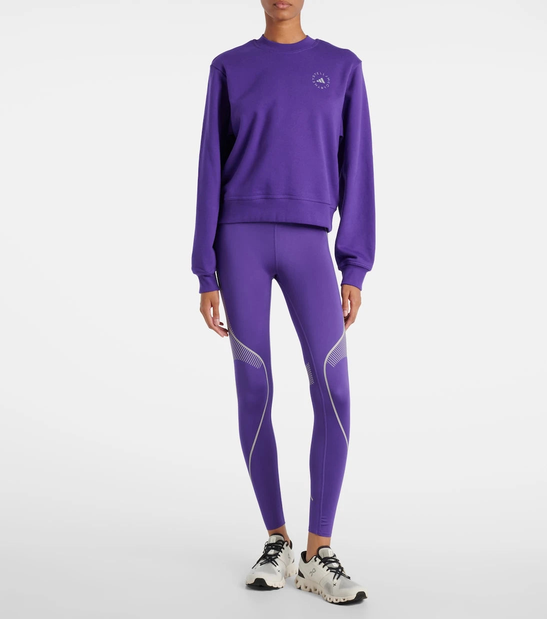 Adidas by Stella McCartney - Cotton fleece sweatshirt