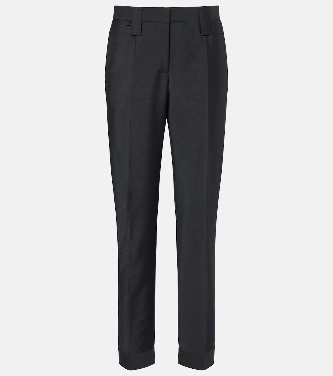 Versace - Wool and mohair tapered pants