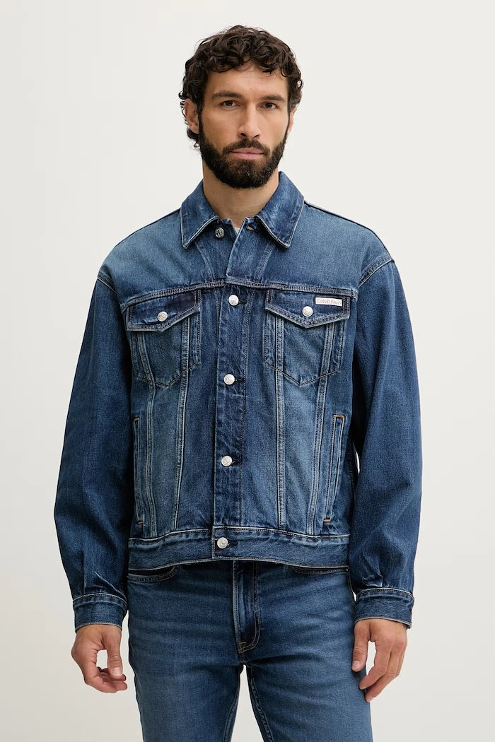 Calvin Klein Jeans дънково яке мъжко от памук