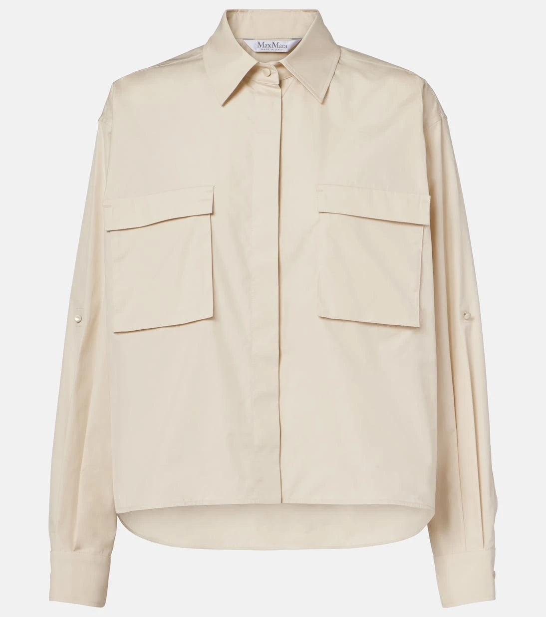 Max Mara - Tenue cotton poplin shirt