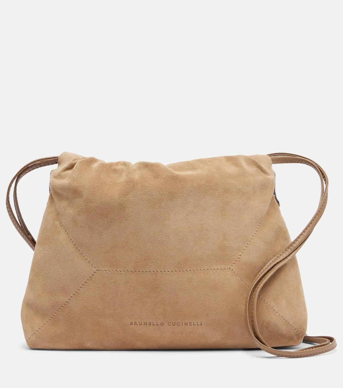 Brunello Cucinelli - Mellow Small suede shoulder bag