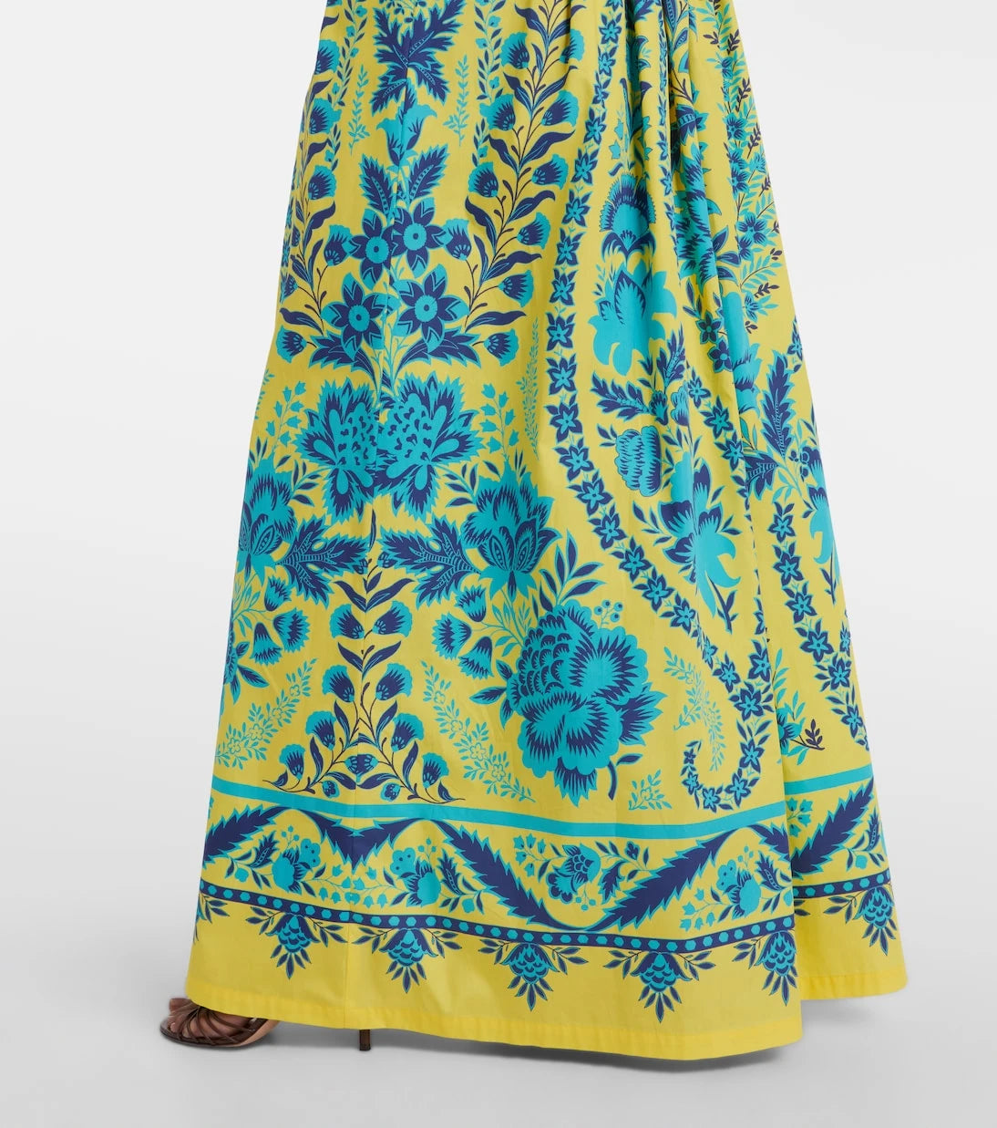 Etro - Printed cotton maxi skirt