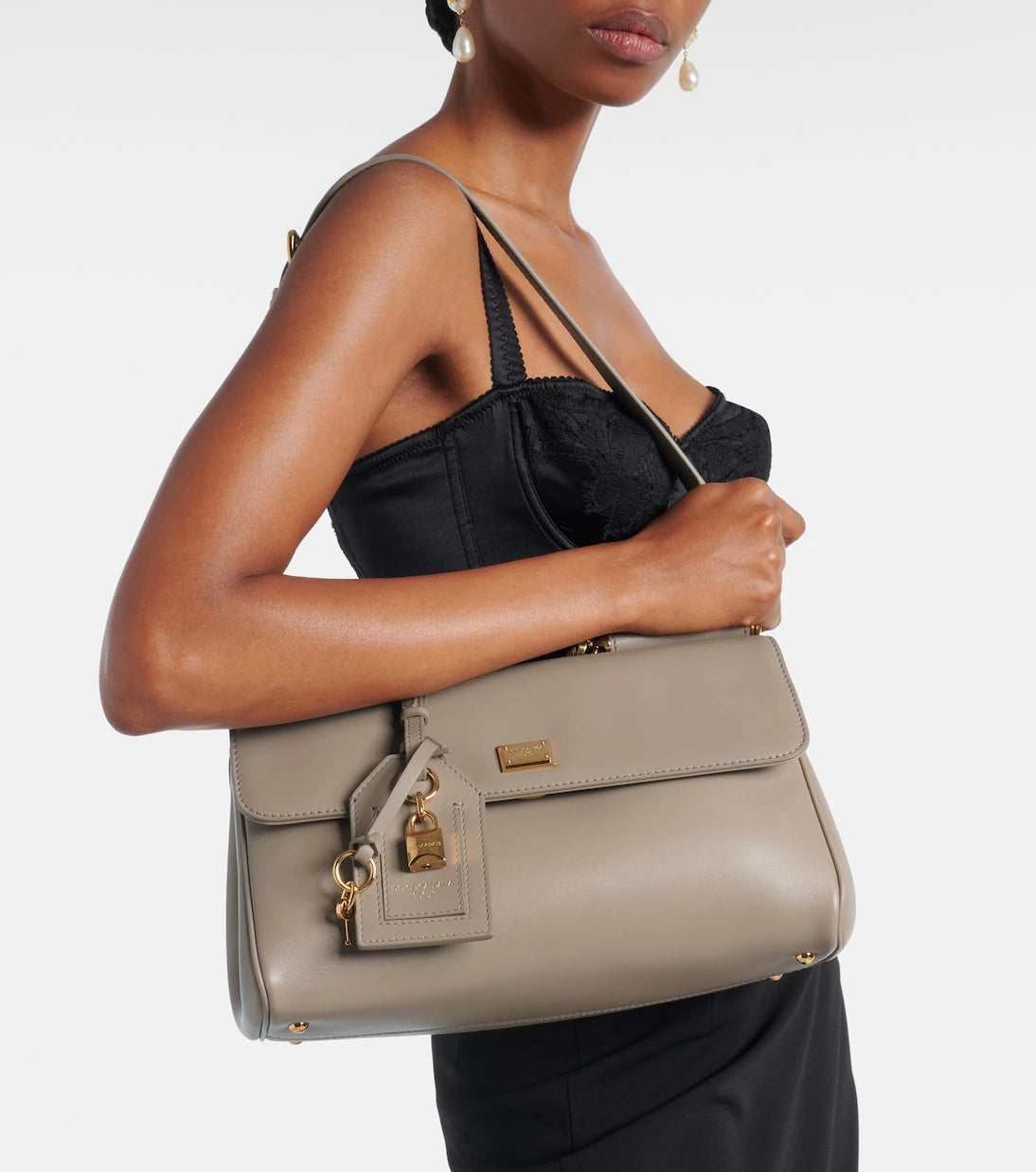 Dolce&Gabbana - Sicily Small leather tote bag