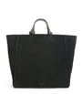Giorgio Armani Suede Leather-Trim Tote Bag