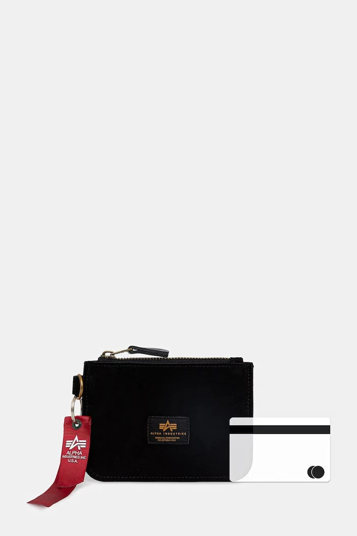 Кожен портфейл Alpha Industries Leather Coin Wallet