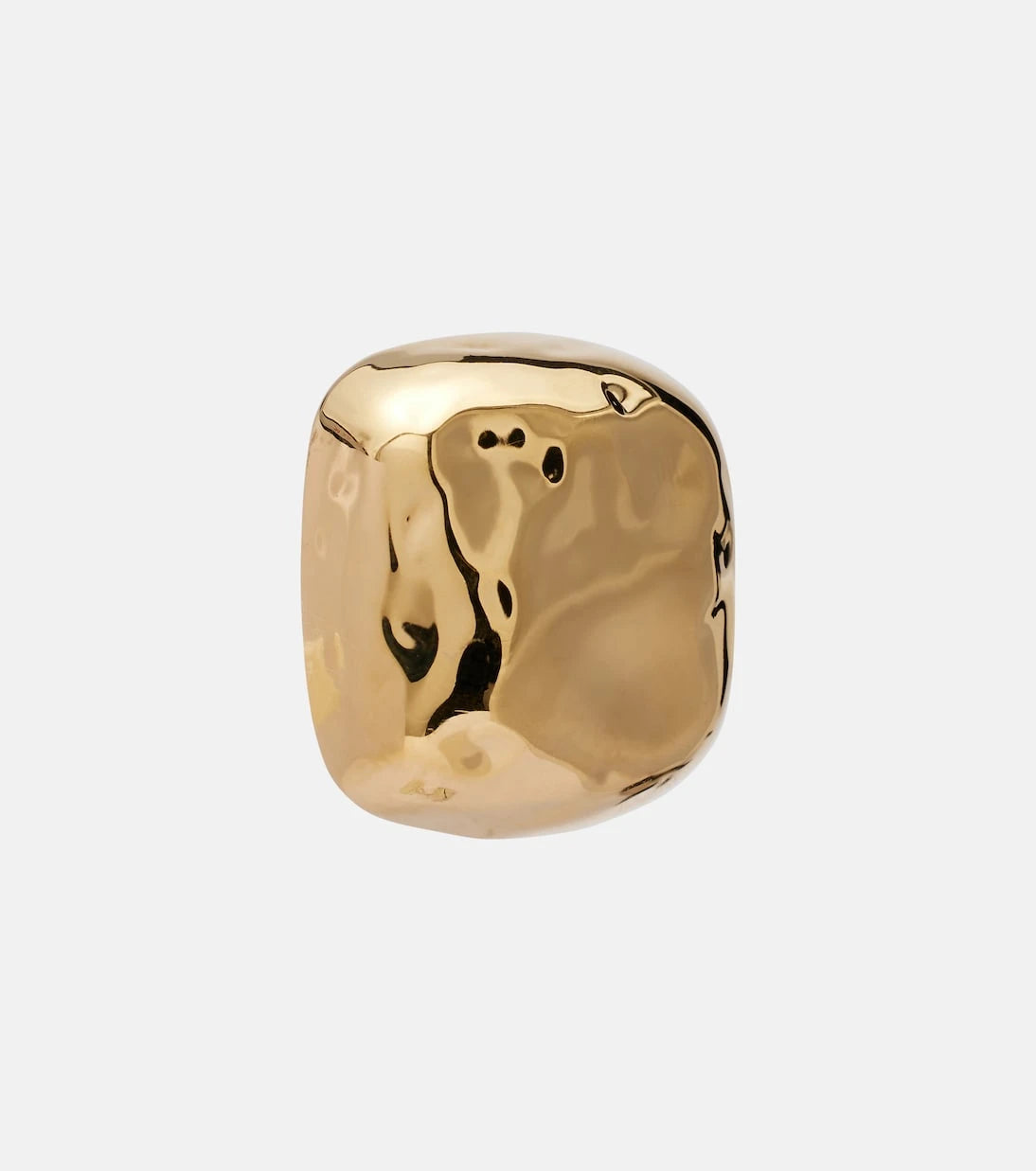 Déhanche - Tetra Large gold-plated sterling silver earrings
