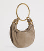 Chloé Grey Mini Suede Bracelet Hobo Bag