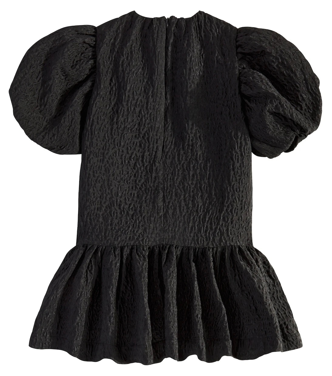 C'era Una Volta - Koko puff-sleeve brocade dress