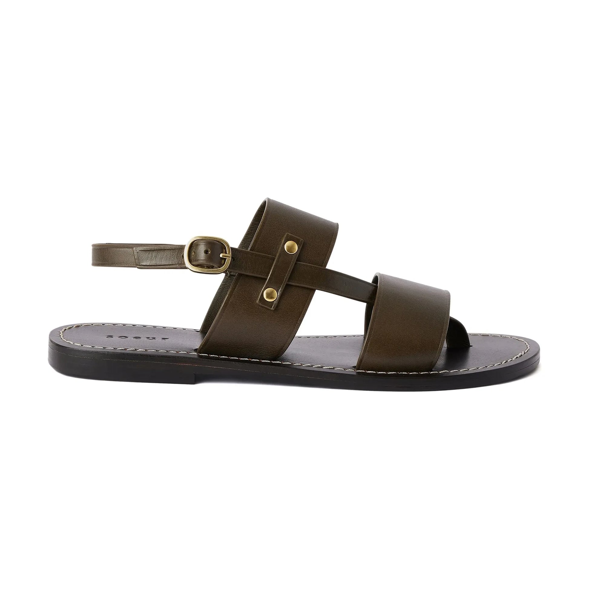 Soeur - Amazonia Leather sandals | Khaki