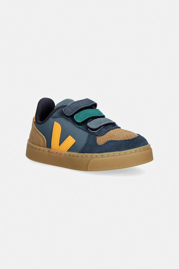 Veja Small V-10 маратонки за деца от кожа