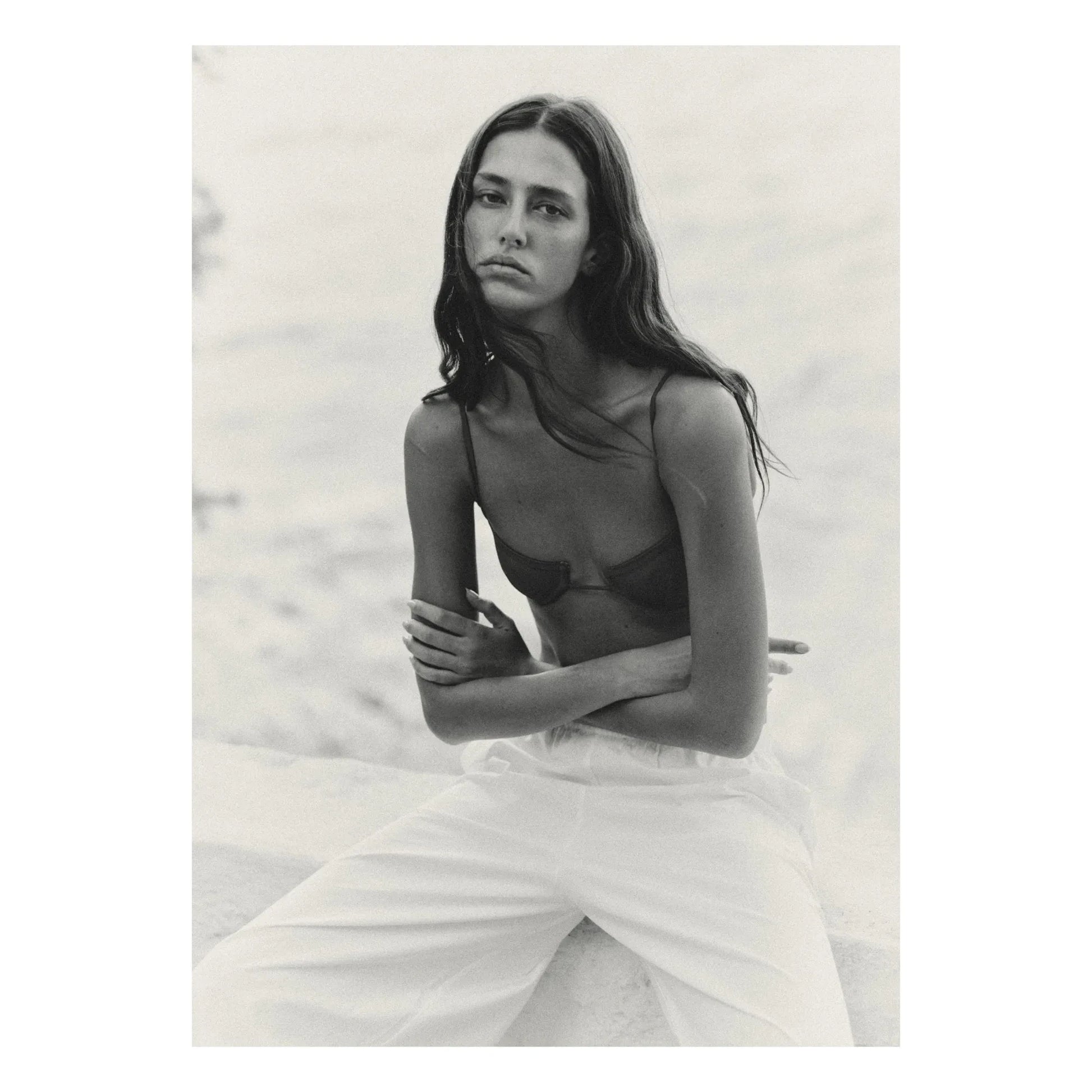 Vanessa Sposi - The Non Padded Cup Jersey Top | Black