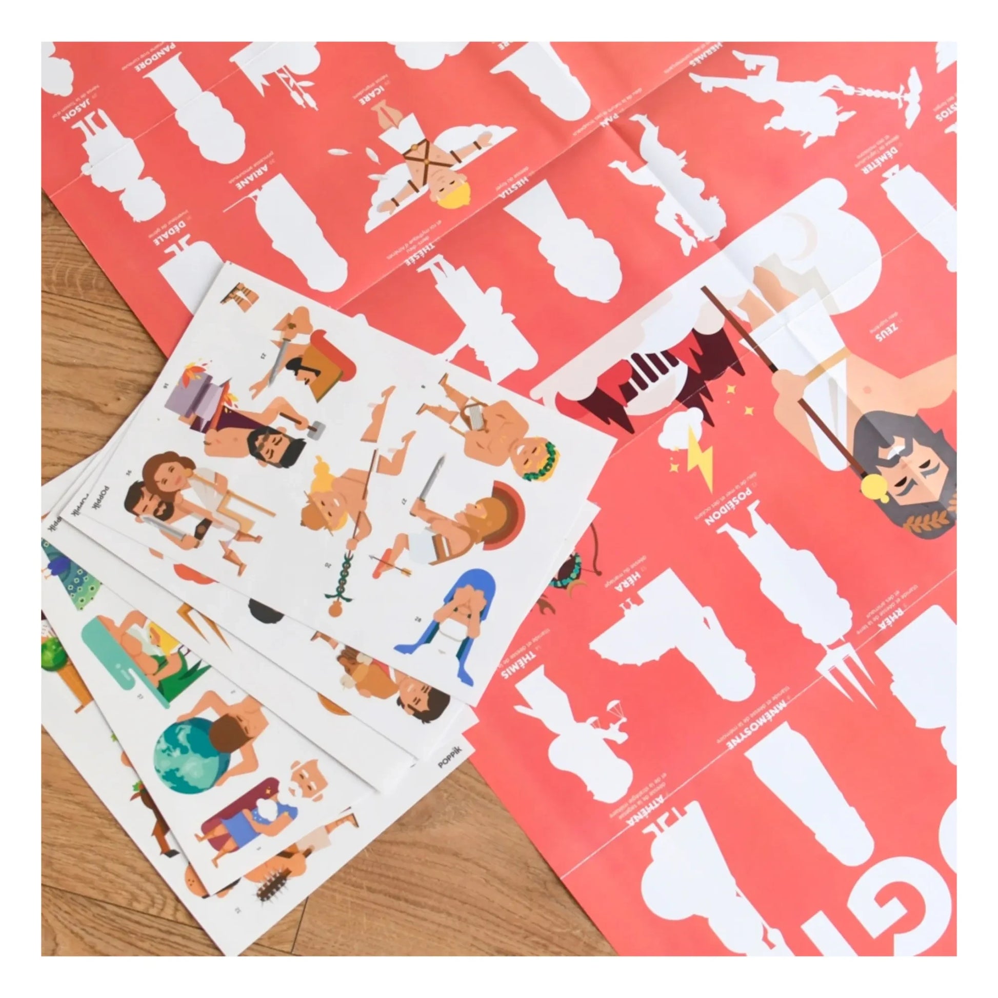 Poppik - Mythology Sticker Poster