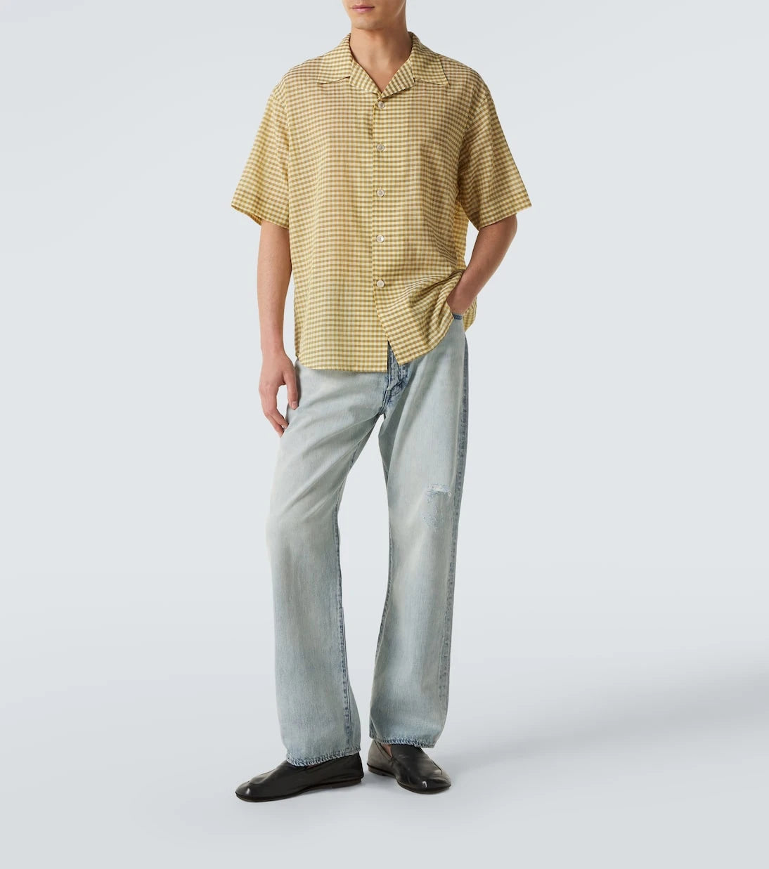 Auralee - Gingham cotton shirt