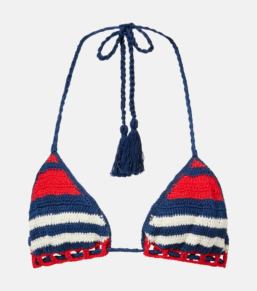 Anna Kosturova - Gabrielle crochet cotton bikini top